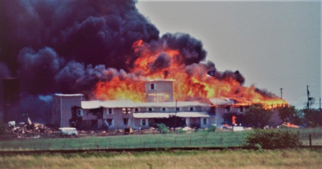 Explosion at Branch Davidian Compound